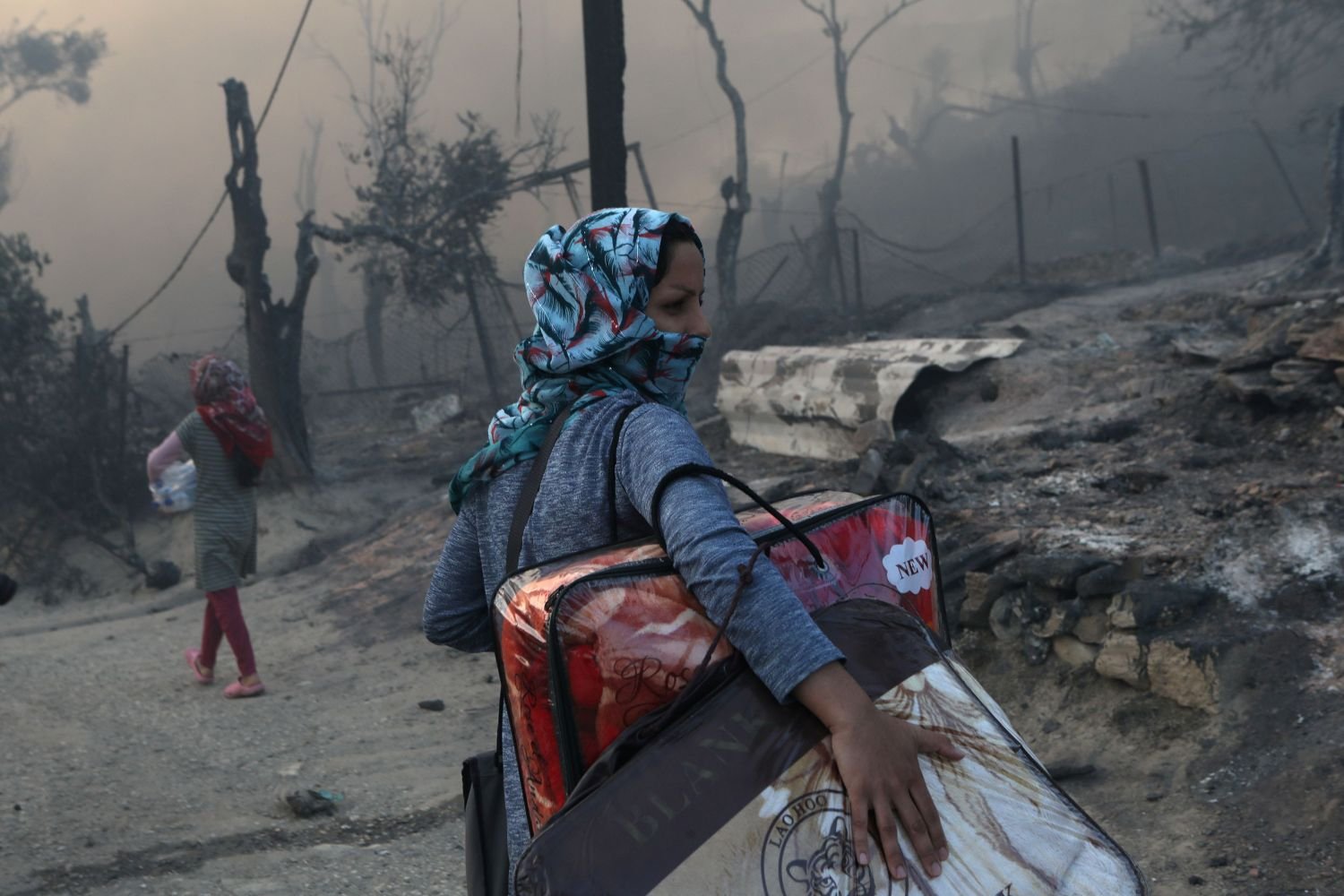 Moria_Brand_Webseite (c) Caritas international / Elias Marcou  |  Urheber: REUTERS